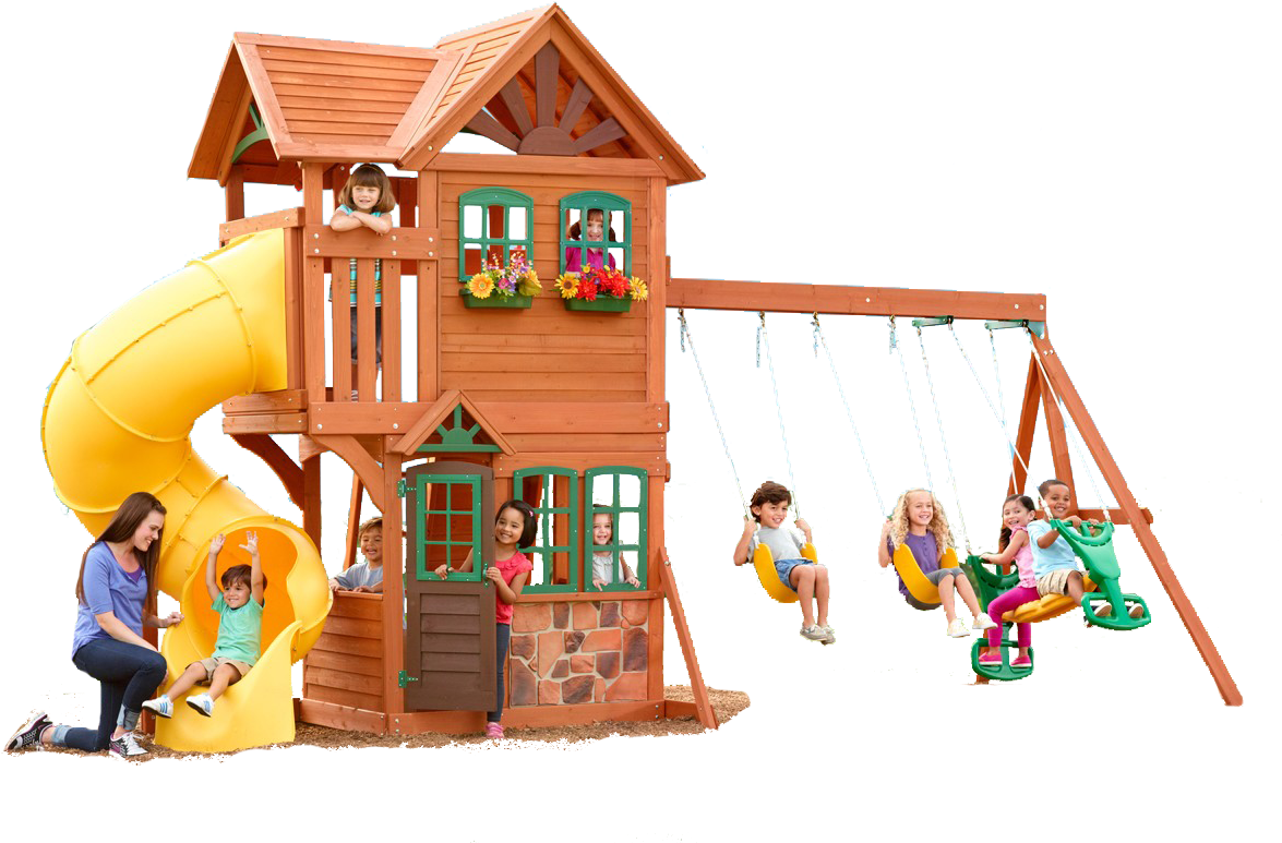 Station De Jeux Goldenridge - Big Backyard Goldenridge Climbing Frame (1200x800)