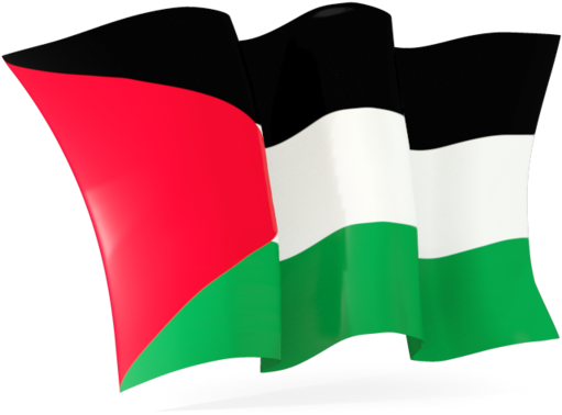 Palestinian, Palestine Flag Png Image - Palestine Flag Waving Png (640x480)