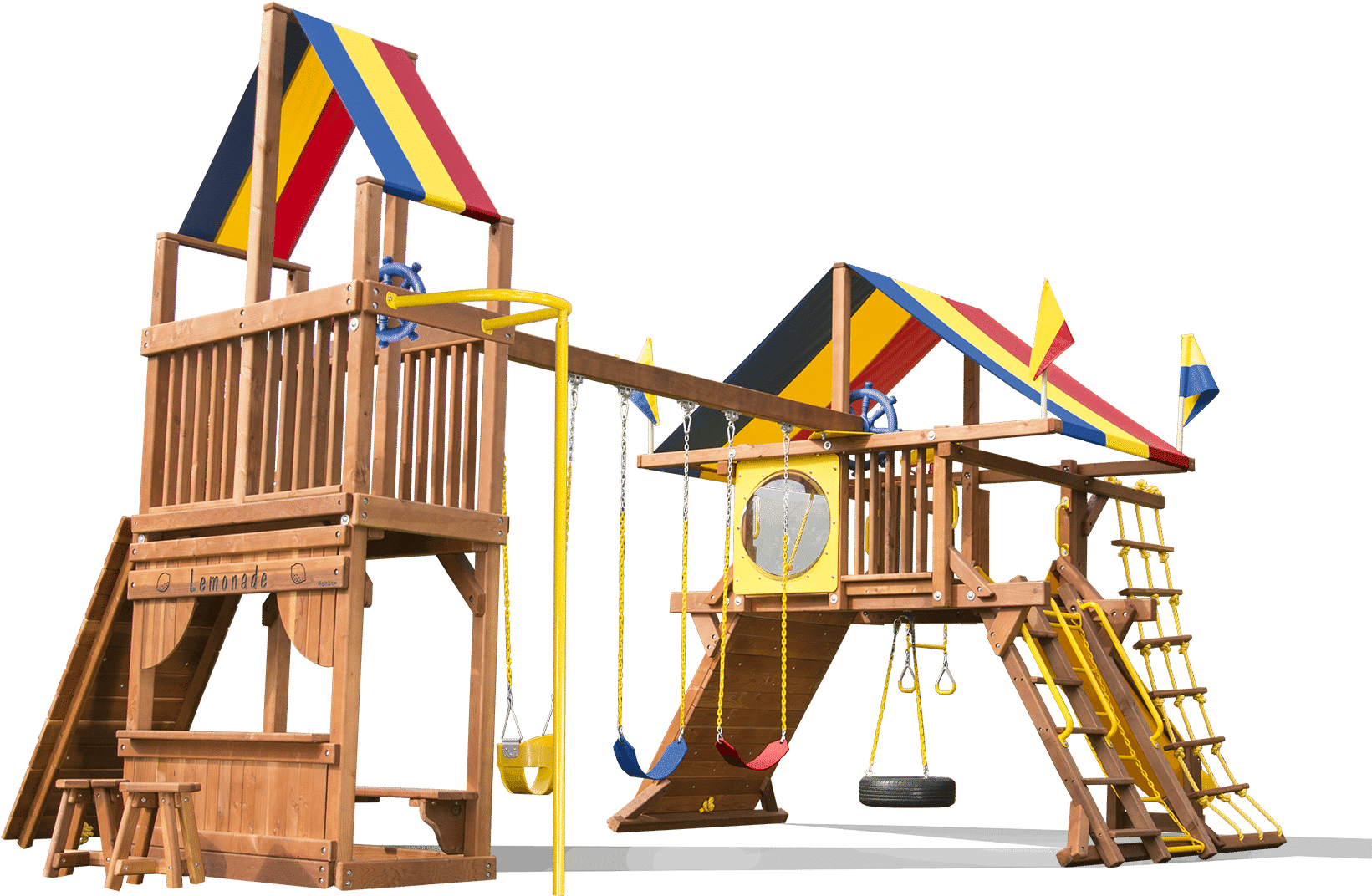 Special Order Rainbow Play Sets Backyard Playworld - Backyard Playworld (1693x1127)