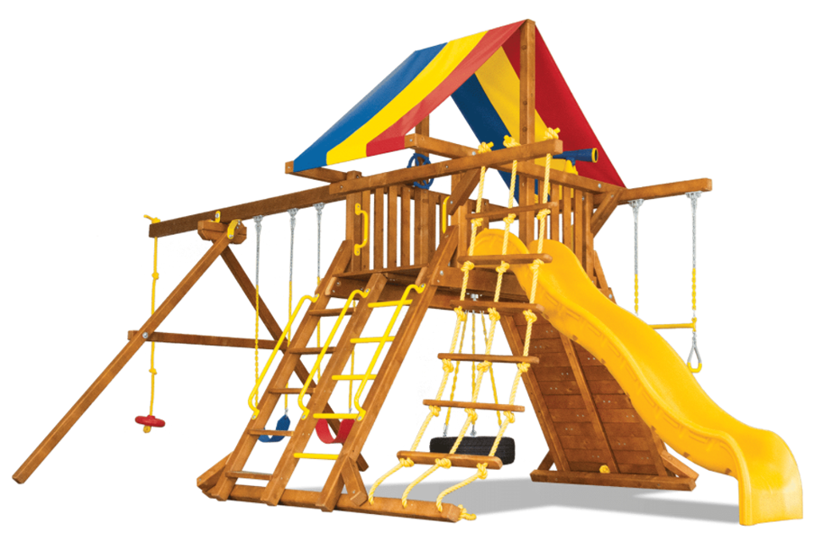 Rainbow Play Systems Backyard Playworld Omaha - Backyard Playworld (1200x600)