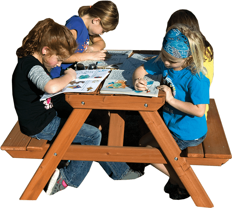 Special Order Rainbow Play Sets Backyard Playworld - Picnic Table Png (892x692)