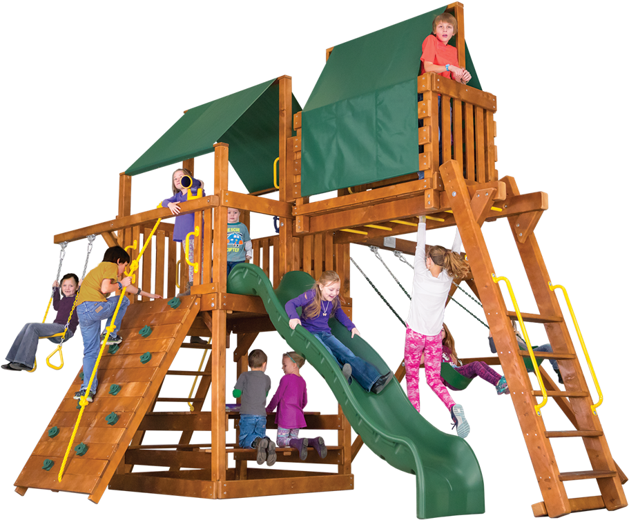 Carnival Clubhouse Pkg Iv 40d Swingset - Carnival Clubhouse Pkg Iv 40d Swingset (1200x799)