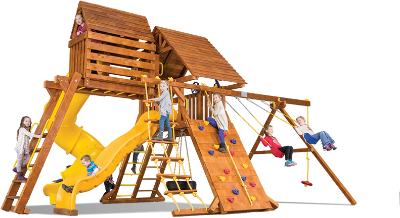 Turbo Carnival Castle Pkg V 34c Swingset - Playground (892x447)