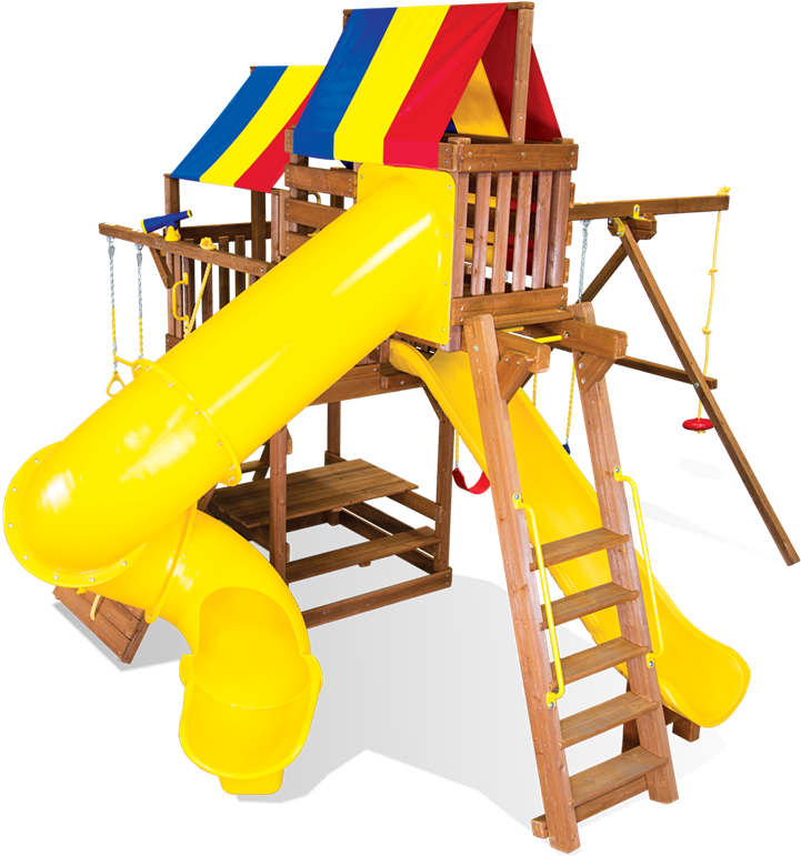 Carnival Turbo Clubhouse Pkg V - Playground Slide (1200x799)