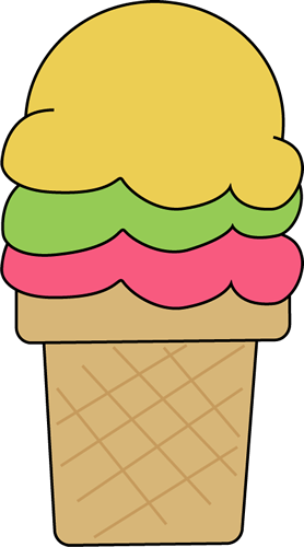Ice Cream Cone For I Clip Art Image Colorful Ice Cream - Ice Cream Cone Clip Art (278x500)
