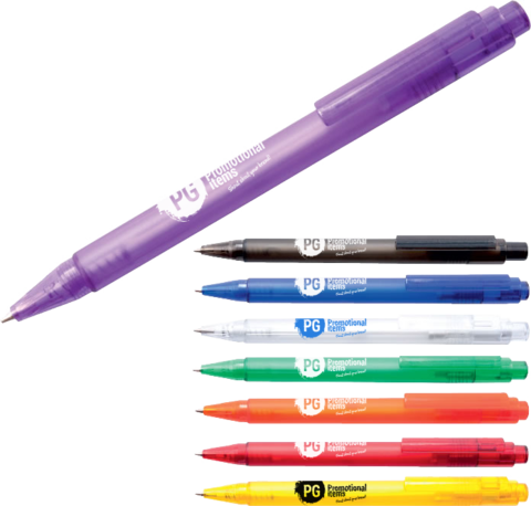Frosted Custom Pens - Promotional Merchandise (480x458)