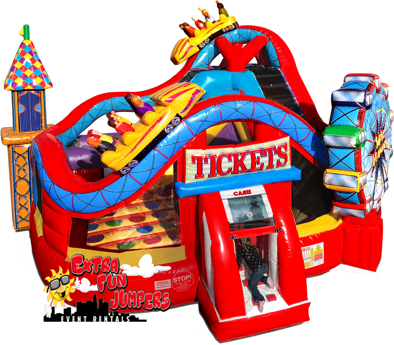 From N-flatables - Amusement Park (1391x1200)