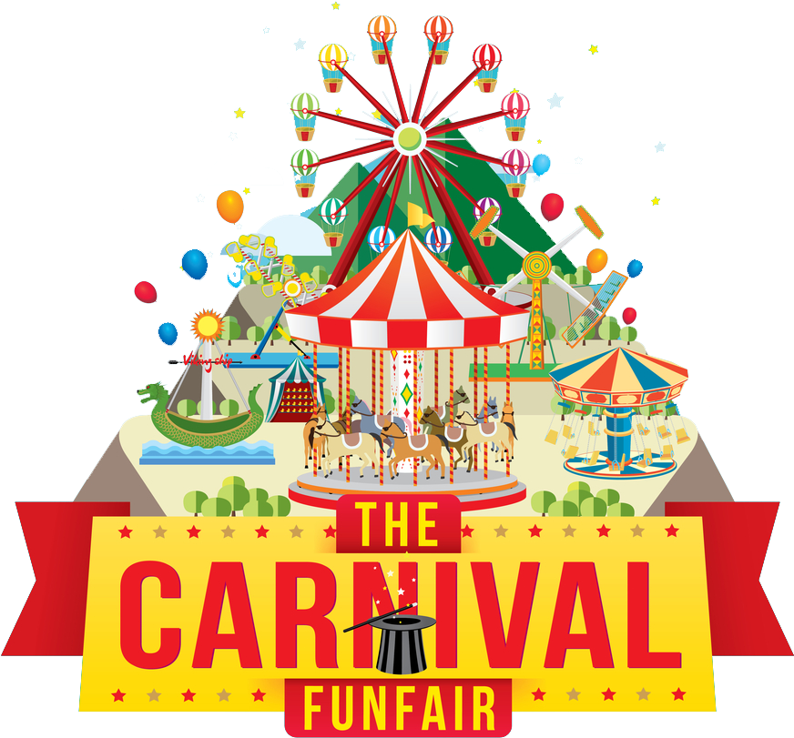 Carnival Party Png Image - Theme Park Illustration (1000x1000)