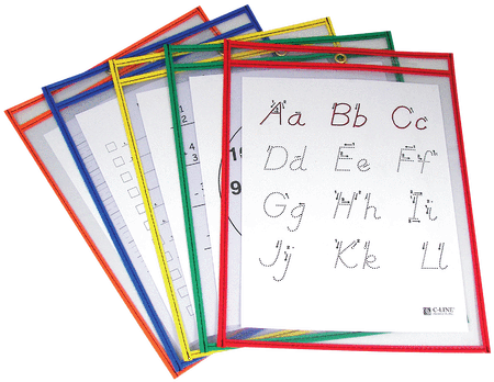 Dry Erase Pockets Have Become One Of My "how Did I - C-line Reusable Dry Erase Pockets (475x384)