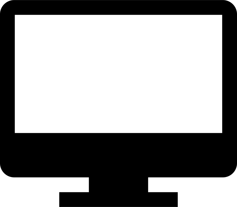Monitor Keyboard And Mouse Free Icon - Keyboard And Mouse Icon (980x858)