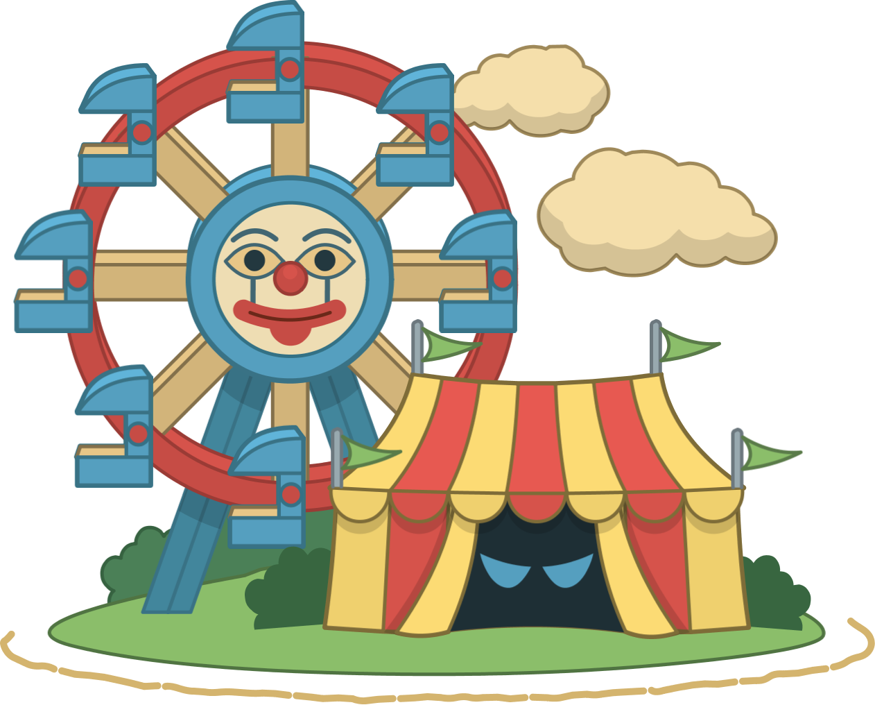 Mcicon - Clipart Carnival Games Png (1262x1016)