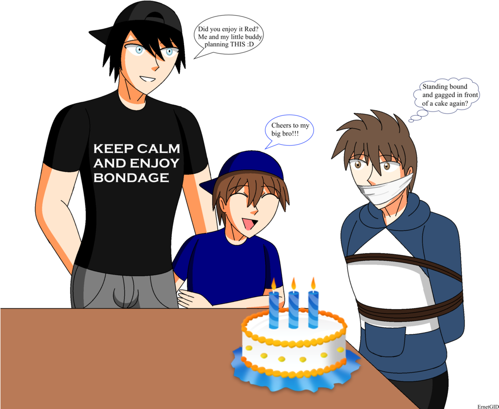 Red's Bound Birthday Party By Ming-gid - Birthday (1024x869)