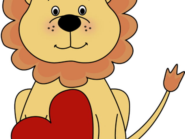 Lion Clipart Valentine - Circus Clipart (640x480)