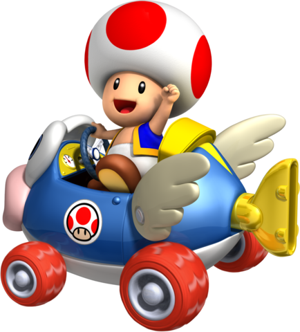 Here's Another Edit Of Mario Kart Wii, This Time Toadette - Mario Kart Wii Toad (434x480)