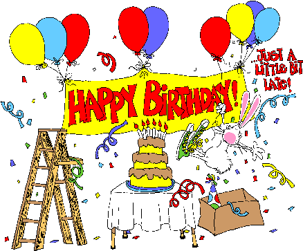 Comment - Birthday Celebration Animated Gif (476x376)