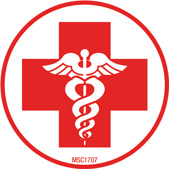 First Aid Hard Hat Emblem - First Aid (600x600)