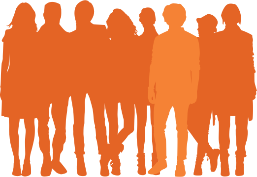 Picture - Orange People Png (522x361)