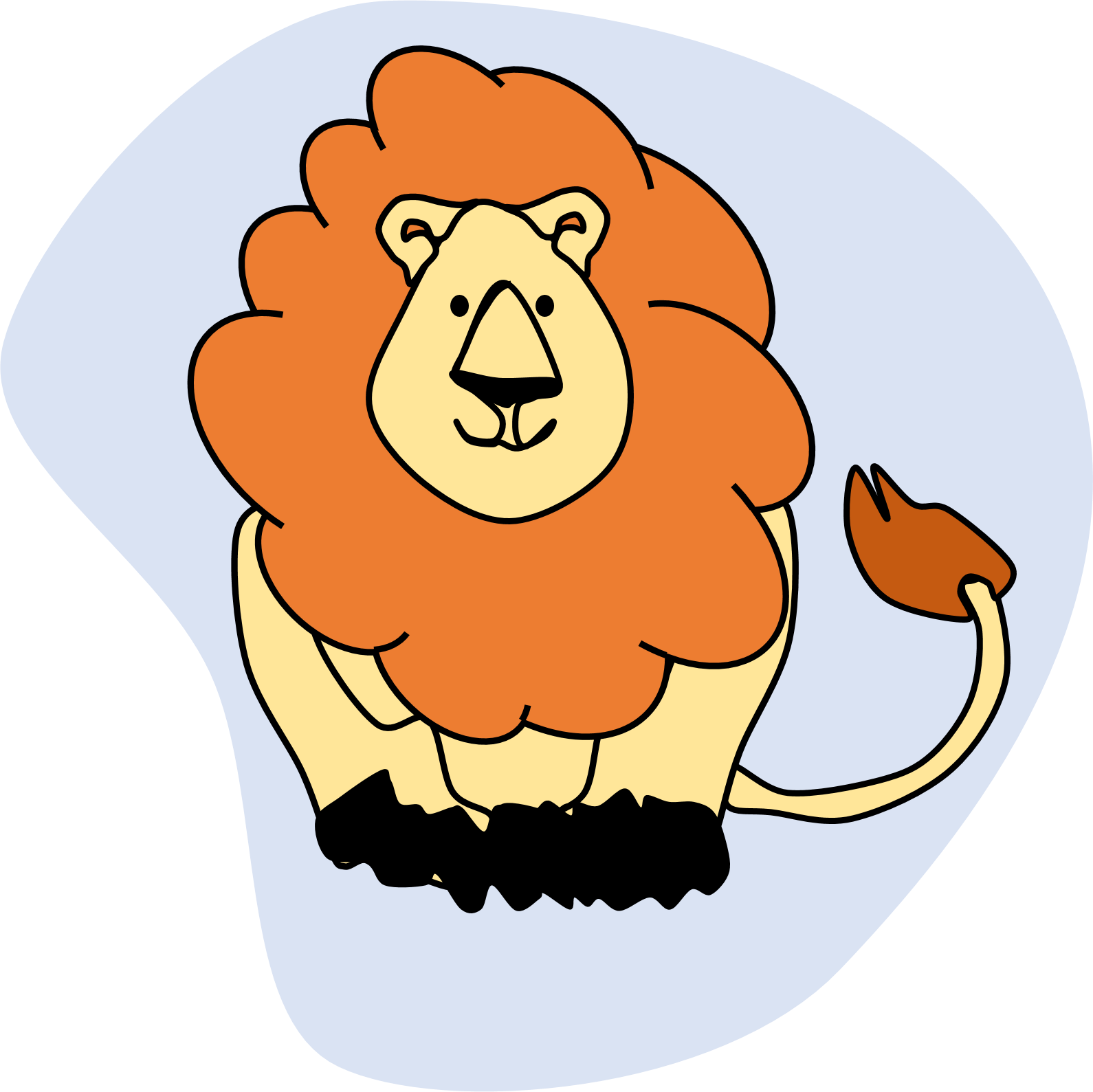 Lion Clipart Free - Clip Art (1590x1589)