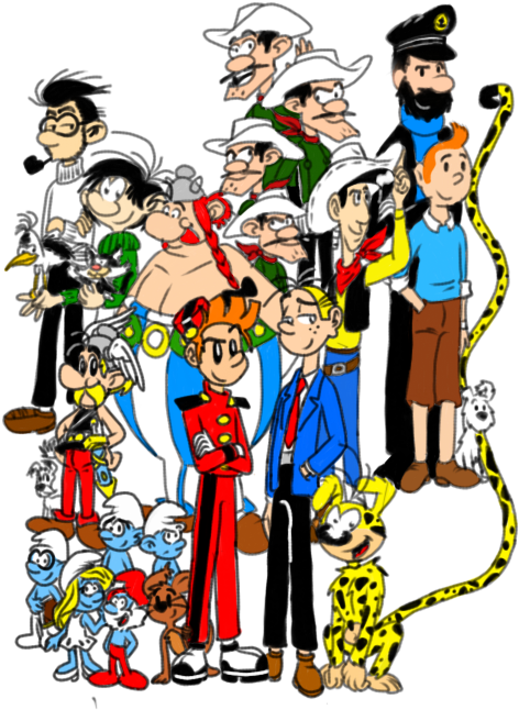 Some Of My Favorite Bd Series By Metheunawesome14 - Cartoon (480x800)