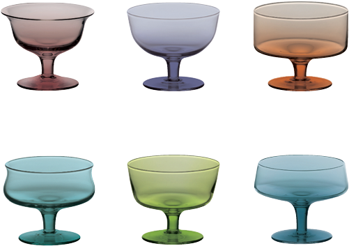 Set 6 Small Bowls - Bitossi Home Mcv161 Set 6 Assorted Colour Small Bowl, (600x357)