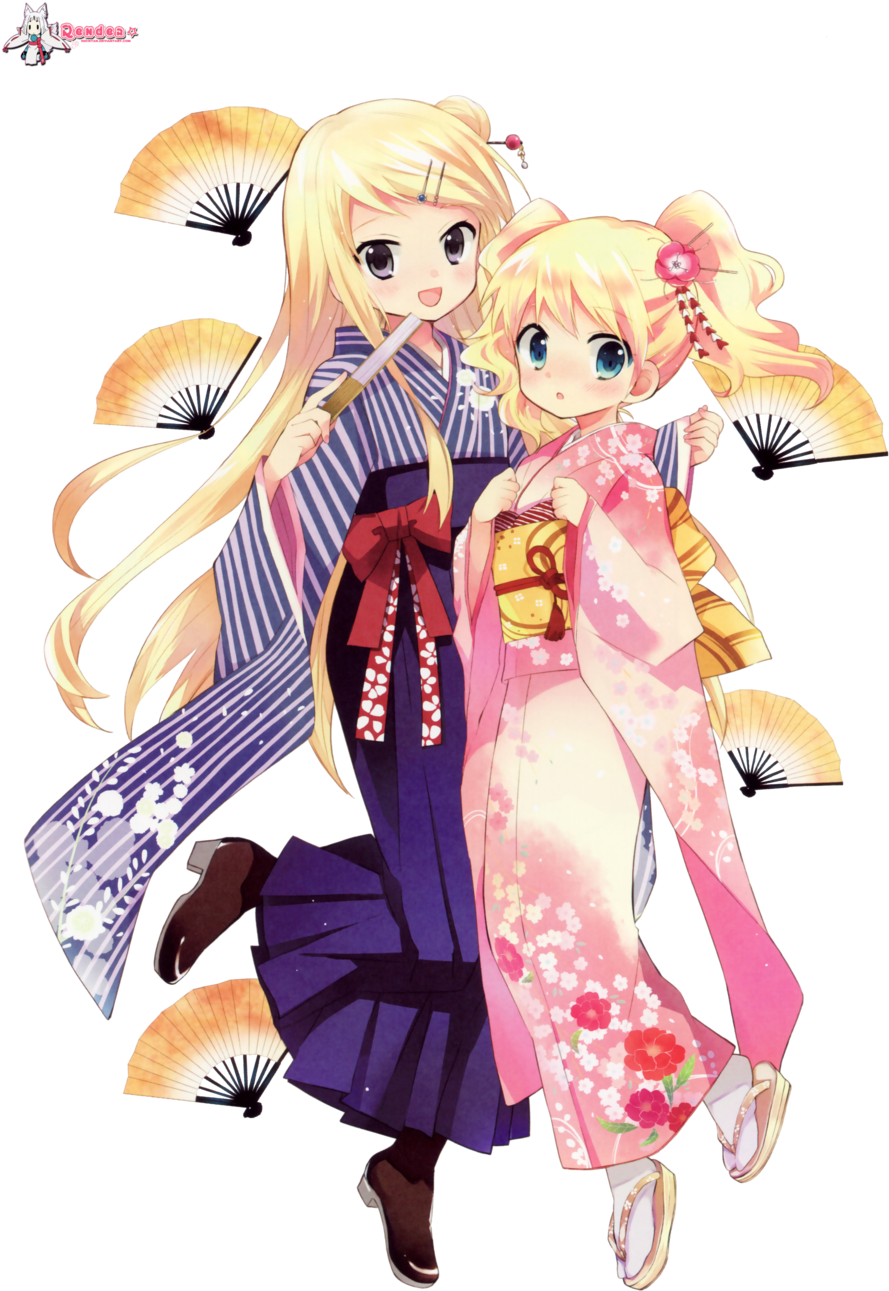 Render ] Kiniro Mosaic By Nio-nyan - Kin-iro Mosaic (1024x1593)