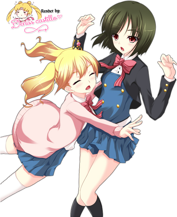Render / Kiniro Mosaic / Shinoxalice By Utsutsu-chi - Kin-iro Mosaic (600x743)