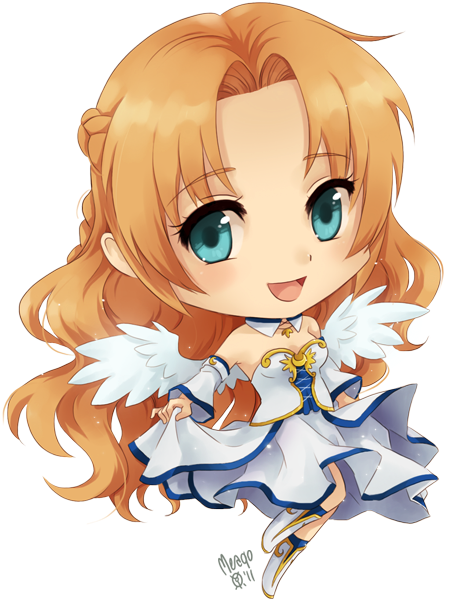 Chibi Anime Girl - Anime Chibi Angel Girl (531x657)