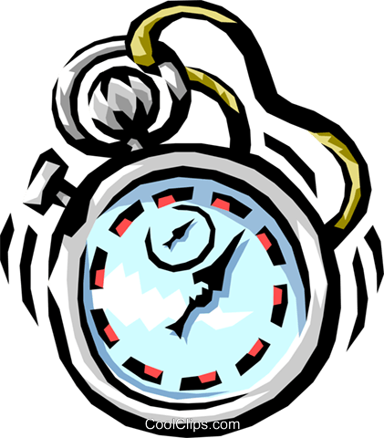 Stopwatch Royalty Free Vector Clip Art Illustration - Stopwatch Royalty Free Vector Clip Art Illustration (421x480)