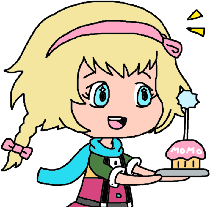 Happy Birthday Momo Chan By Kawaii Artistic - Cartoon (1024x774)