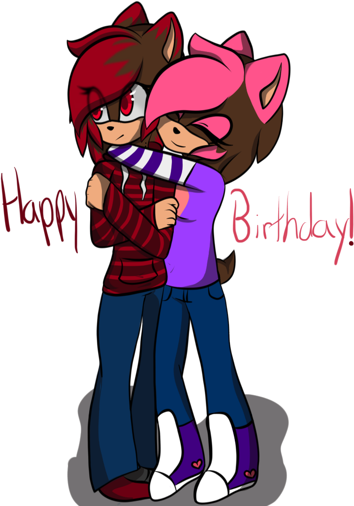 Happy Birthday Natalie And Natalia By Night Time Artist - Cartoon (774x1032)