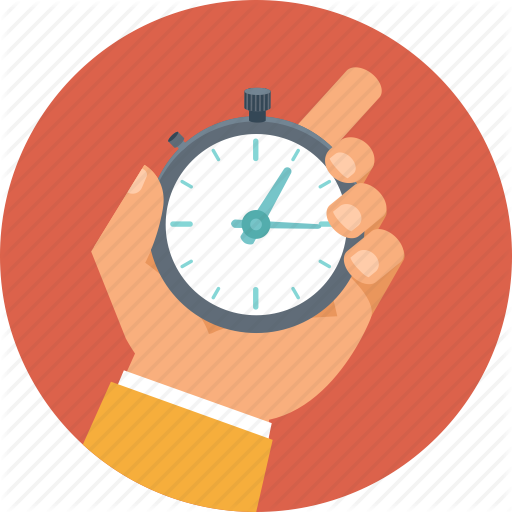 Stopwatch - Hand With A Stopwatch (512x512)