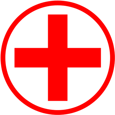 Hospital Sign Red Cross Clipart - Hospital Logo Red Cross (475x475)