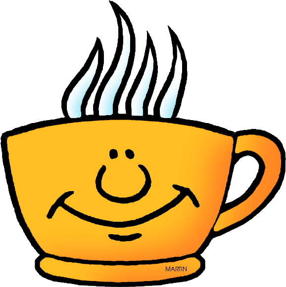 Coffee Cup Clip Art Black - Clip Art Cup With Face (648x647)