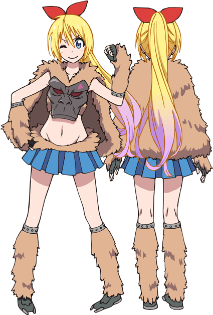 Chitoge M - Chitoge Kirisaki Magical Girl (500x665)