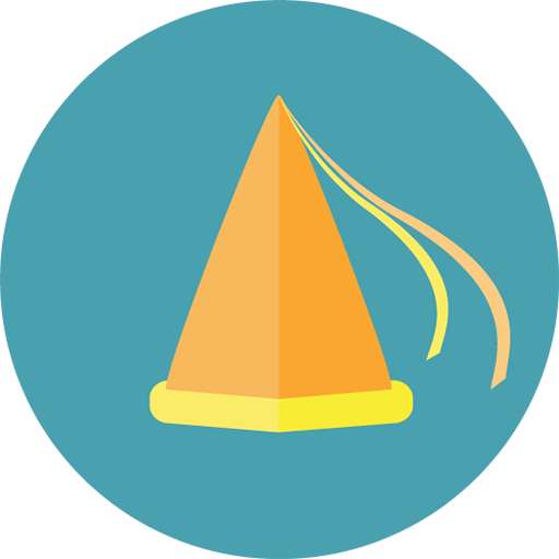 Happy Birthday To A Son Or Daughter - Birthday Icon In Circle (512x512)
