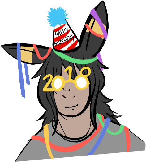 [c-c] Happy Birthday, Kurai By Snubby25 - Cartoon (483x553)