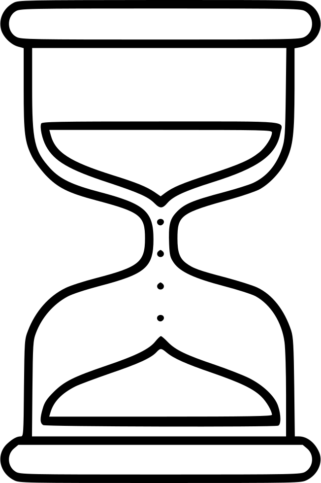Timer Time Countdown Salt Watch Stopwatch Hourglass - Time Watch Png Drawing (652x980)