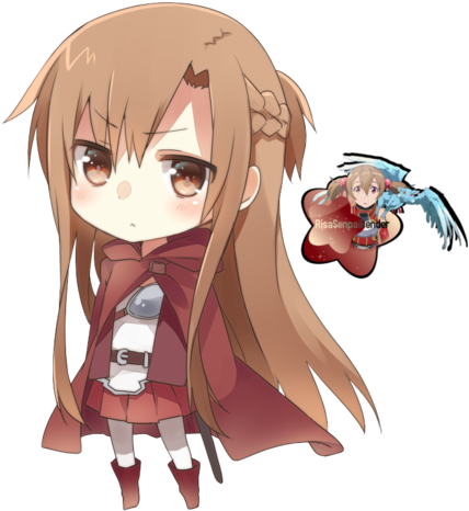 Chibi Images Sword Art Wallpaper And Background Photos - Anh Asuna (500x500)