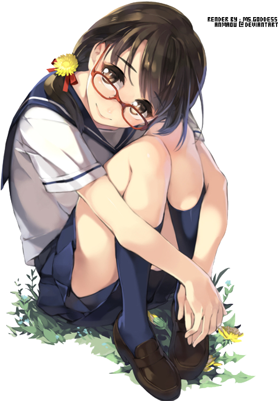 Anime Full Body Girl (608x854)