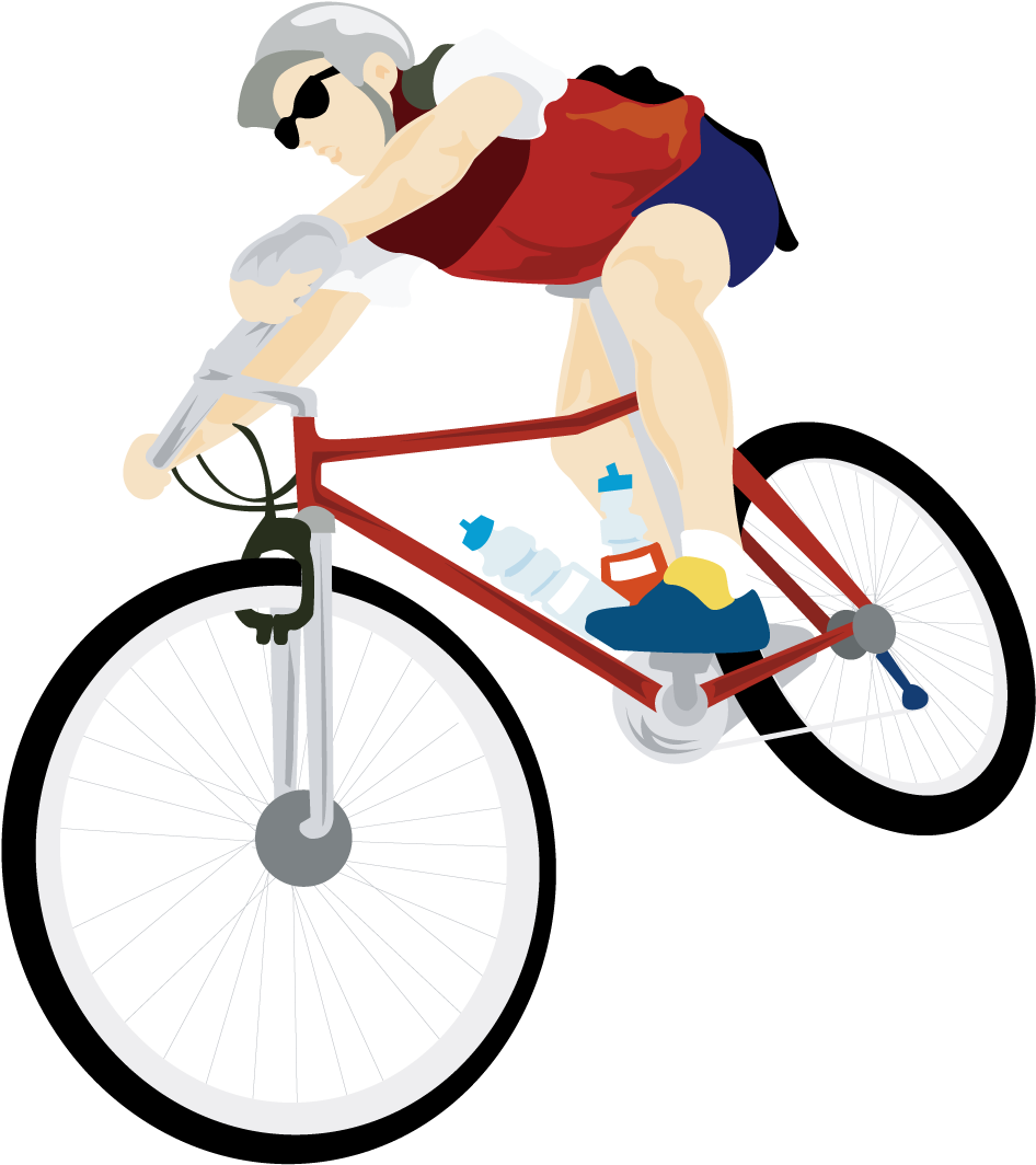 Cycling Bicycle Cartoon Illustration - Bicycle (1134x1134)