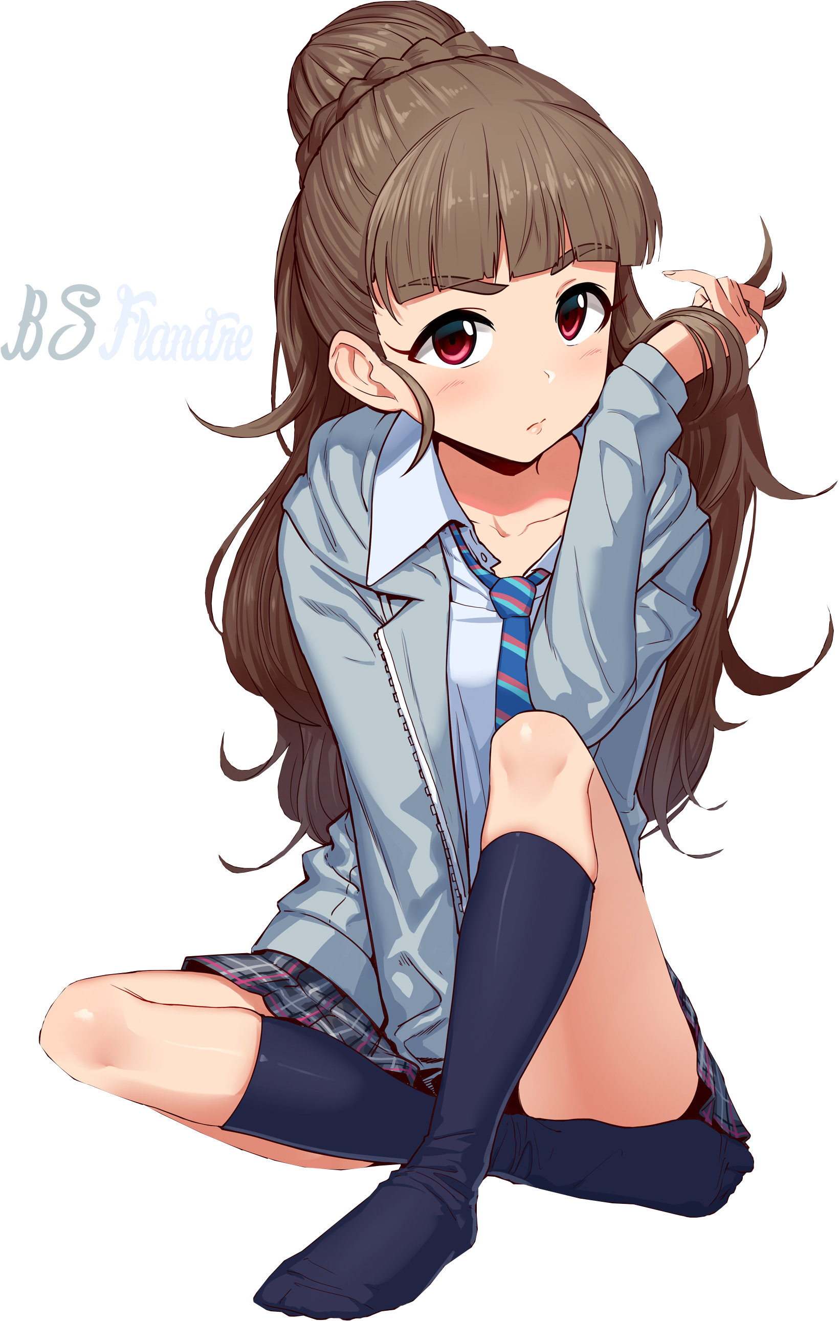 Anime-render By Bsflandre - Anime-render By Bsflandre (1709x2611)