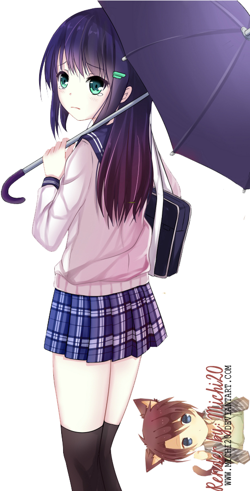Cute Anime Girl Anime 36962621 604 - Anime Girls Cute Png (604x1000)