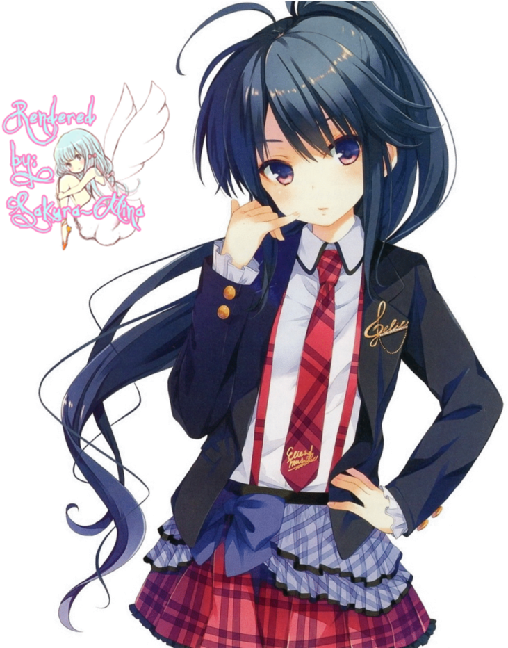 #drawclothes Never Saw A School Girl Pull Off - Anime Girl Christmas Hd (857x931)