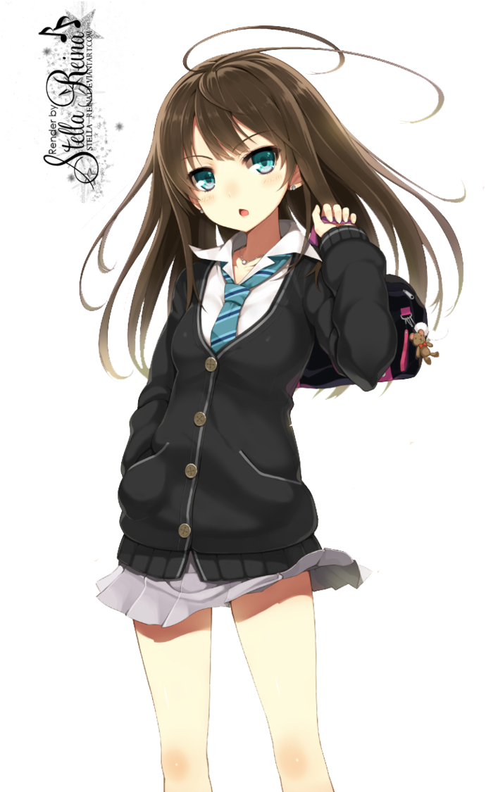 [render - Anime Shibuya Rin Png (696x1147)