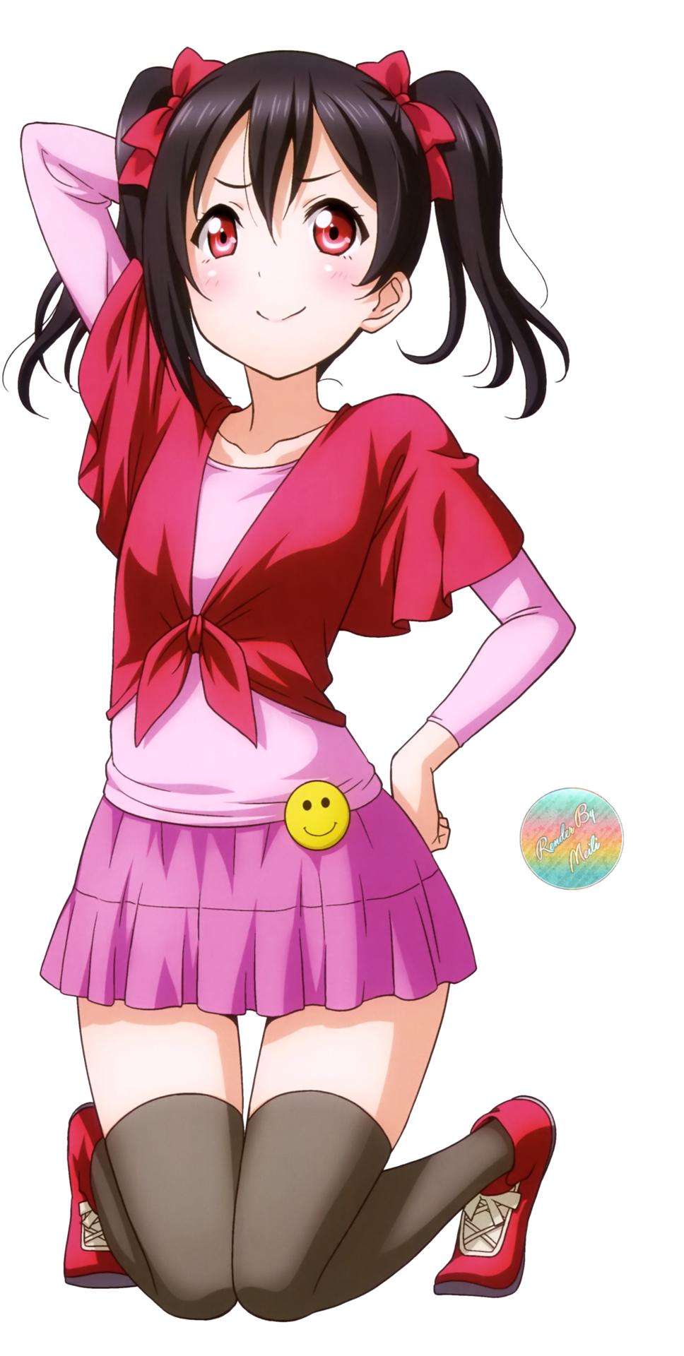 Love Live School Idol Project Nico Render - Love Live School Idol Nico (1024x1919)