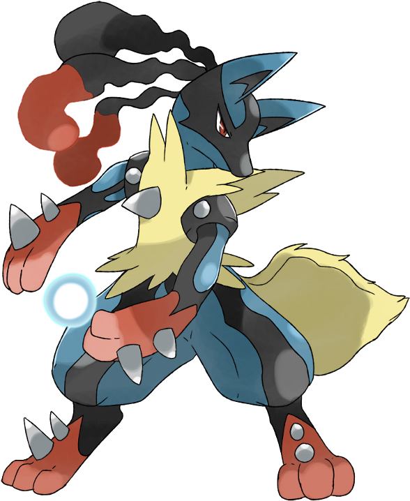 Megalution Mega Lucario Fan Art By Phatmon66 - Mega Lucario Fan Art (614x737)