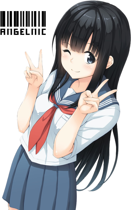 [render - Female Senpai Yandere Simulator (600x847)