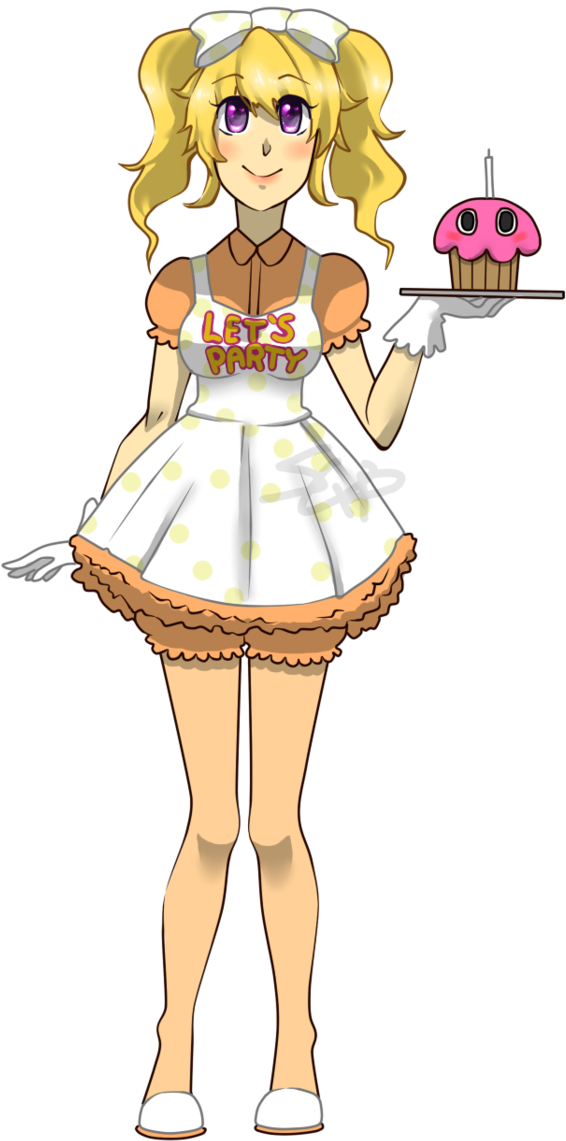 Fnaf Toy Chica Human (688x1162)