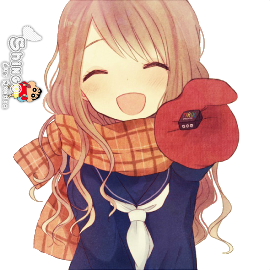 Ooh, Piece-a Candy - Anime Girl Gives Chocolate (550x550)