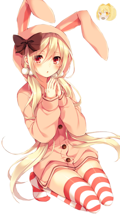 Anime Girl Render By Animelover20oo - Transparent Cute Anime Girl (400x716)